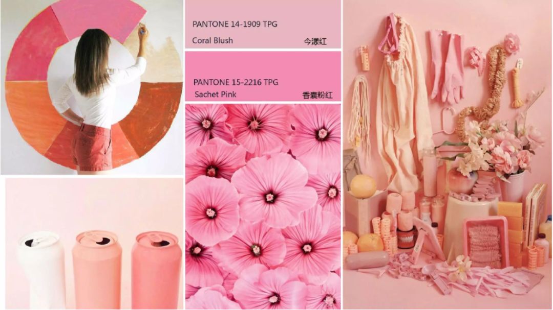 2020-s/s 2020年春夏流行色趋势  柔粉色的演变 柔粉色系mellow rose
