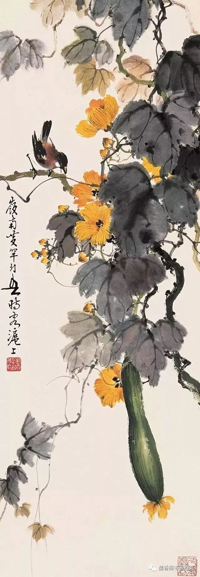 另外丝瓜属于葫芦科的植物,所以丝瓜也有福禄的寓意.