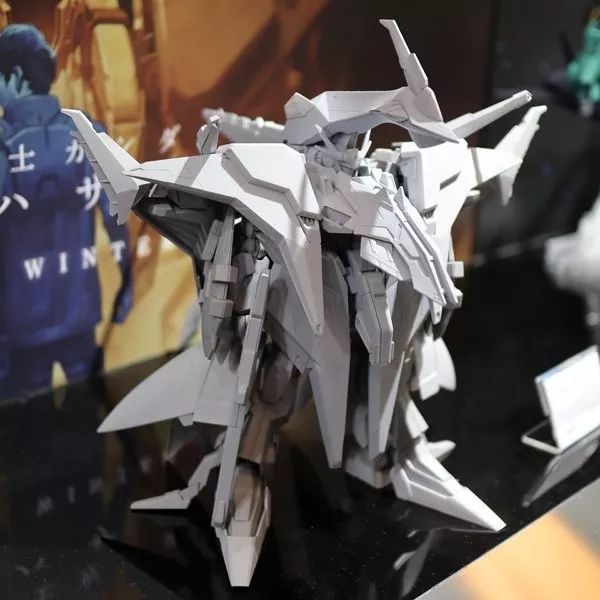 【全日本模型大会】hg 1/144 大白鹅 成品图与白膜对比