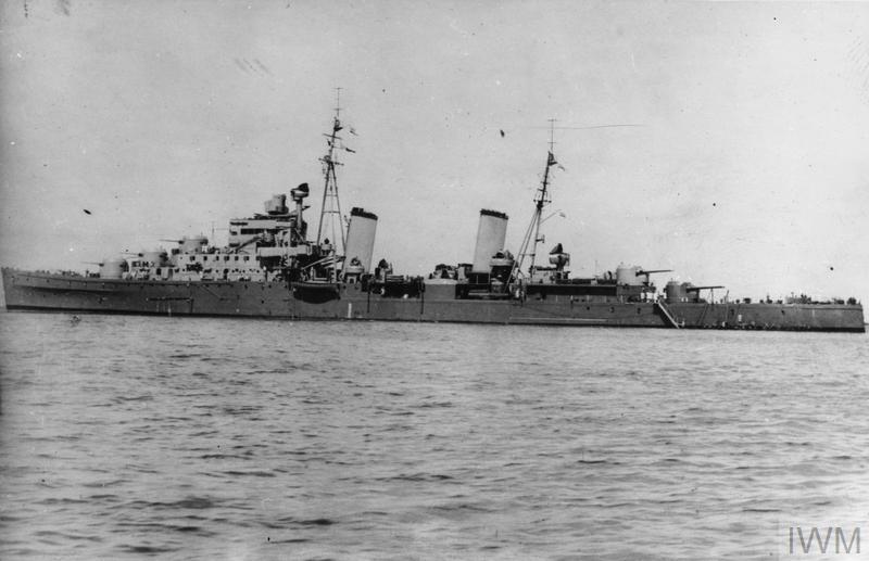 二战中英国建造最多的防空巡洋舰黛朵级轻巡洋舰