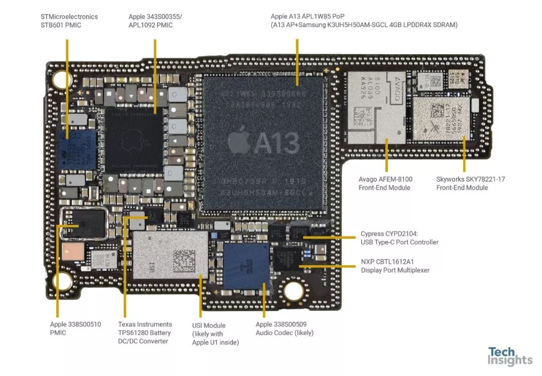 物料成本仅3493元?iphone11 pro max 512 gb版拆解