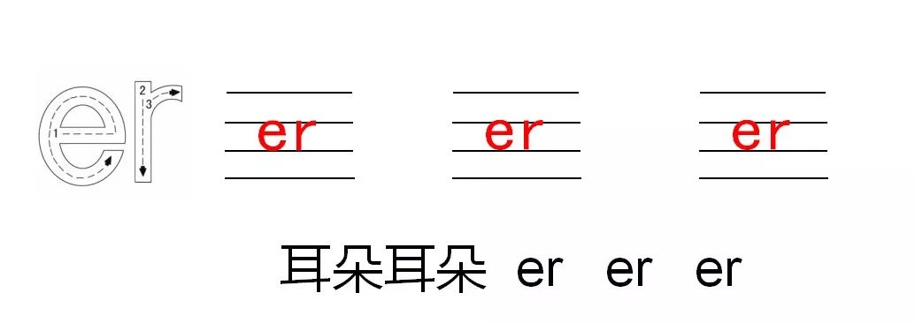 部编版一年级上册语文汉语拼音11《ie üe er》知识点带习题，赶紧收藏!