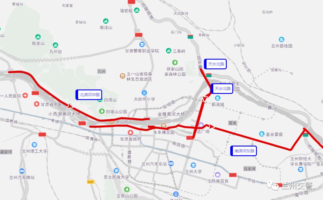 国庆假期前后兰州市区车辆这样限行还有更多交通提示