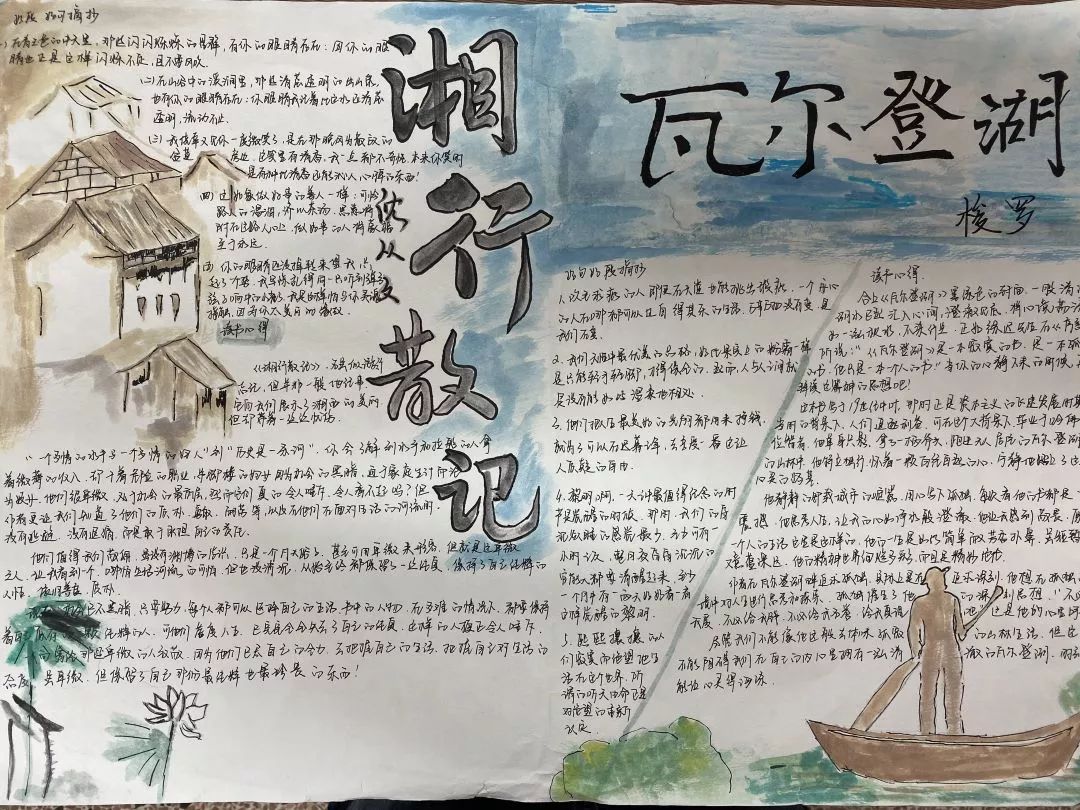 绍兴中专:展暑假优秀作业,亮学生创意风采_小报