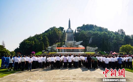 桂北民众开展湘江战役烈士公祭活动