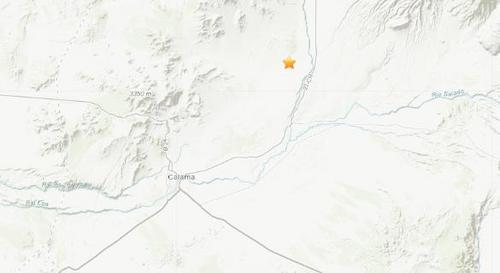 智利北部地区发生5.6级地震震源深度110.6公里