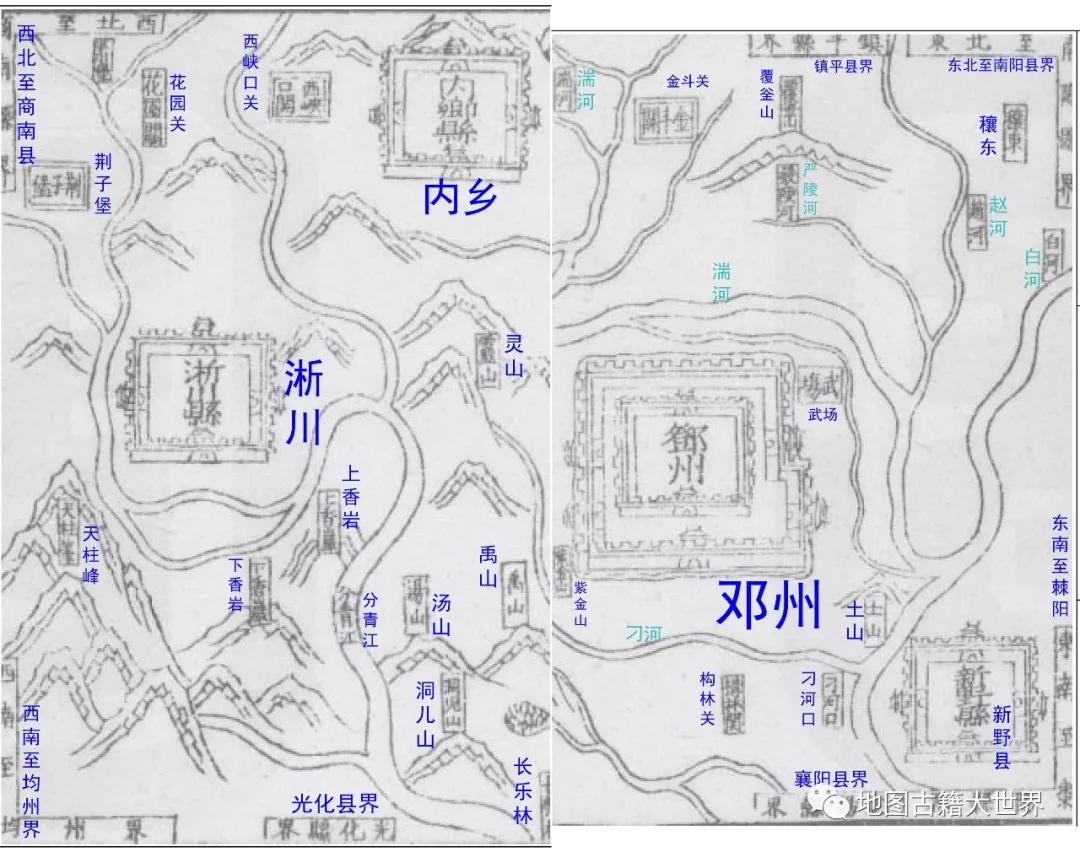 邓州历史地图合集