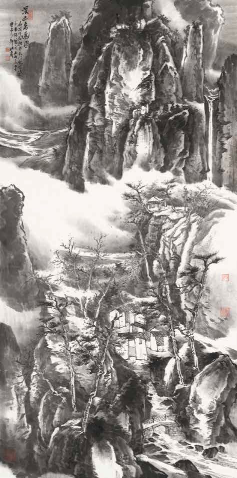 山水志丨当代中国山水画九人展参展画家茹峰作品欣赏