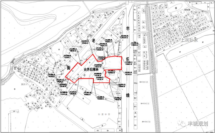 丰城孙渡街道原派出所,农机厂地块合并规划条件论证报告公示