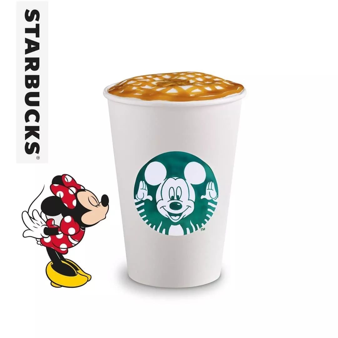 品牌迪士尼动画角色版的星巴克logo有点好看