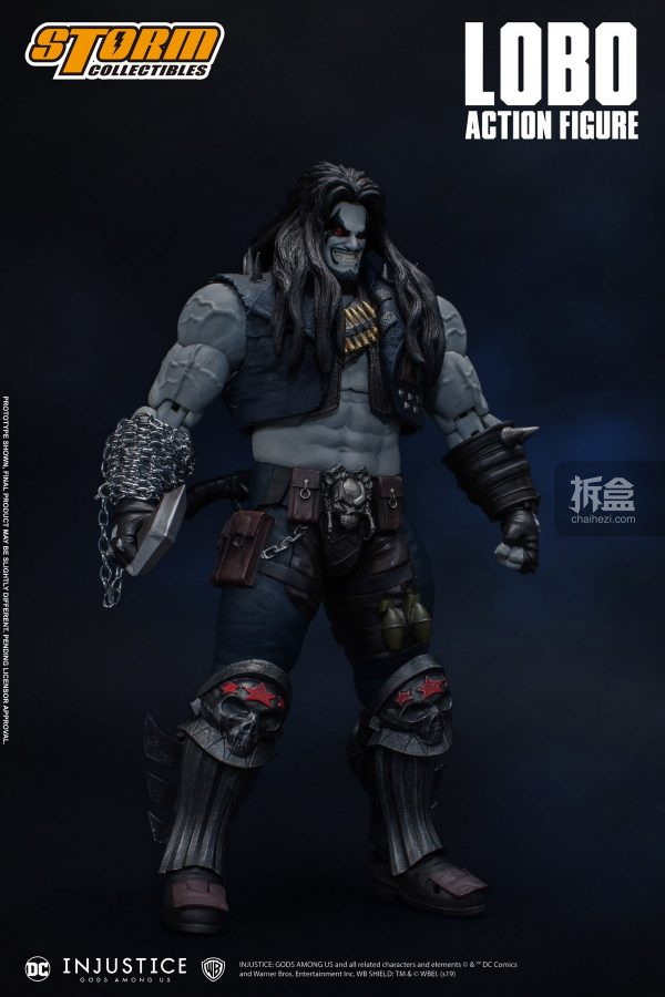 storm toys《不义联盟:人间之神》lobo罗伯1/12可动人偶