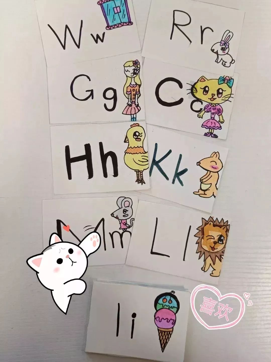 秀出你的手工单词字母卡pk一下吧 | 长假作业企划创意vol.