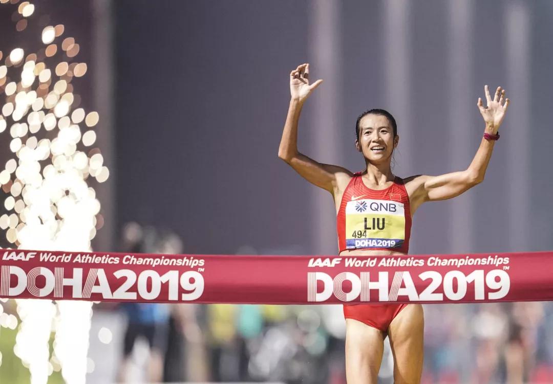 中国选手包揽世锦赛女子20公里竞走前三!