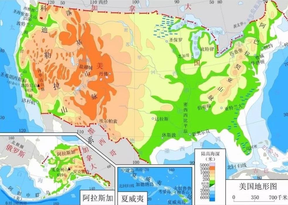 原创"落基山脉"对美国气候分布有哪些影响?