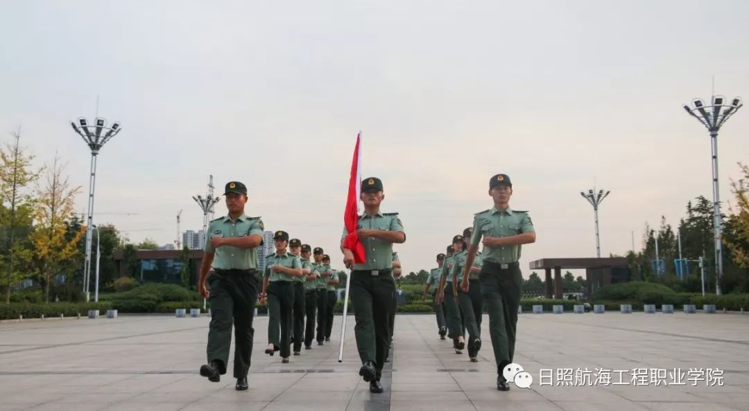 日照师生向祖国告白 | 这里是日照航海工程职业学院的