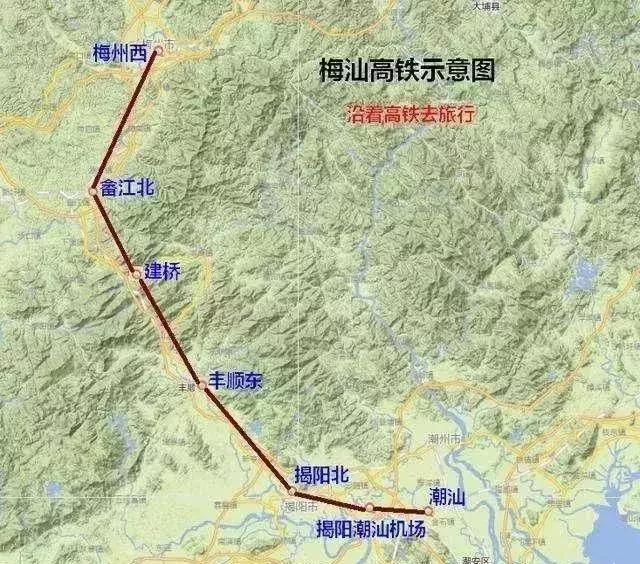 规划的广梅汕铁路 扩能工程惠州汕尾至梅州段新双线 鹰梅铁路,浦梅