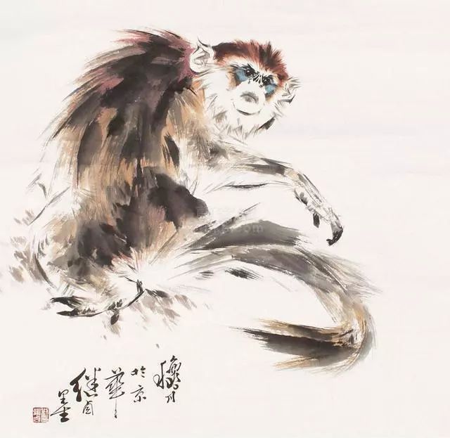 刘继卣画笔下的猴子,活灵活现