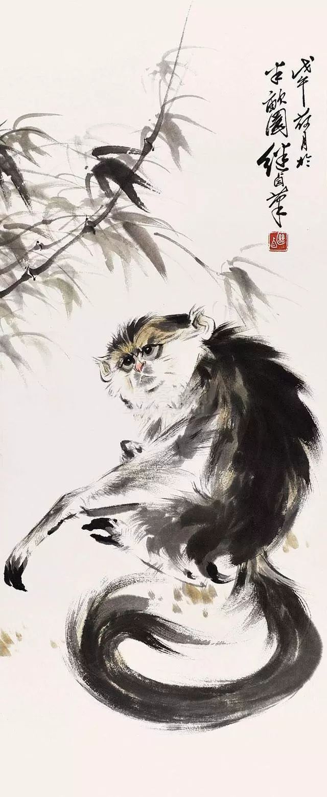 刘继卣画笔下的猴子,活灵活现