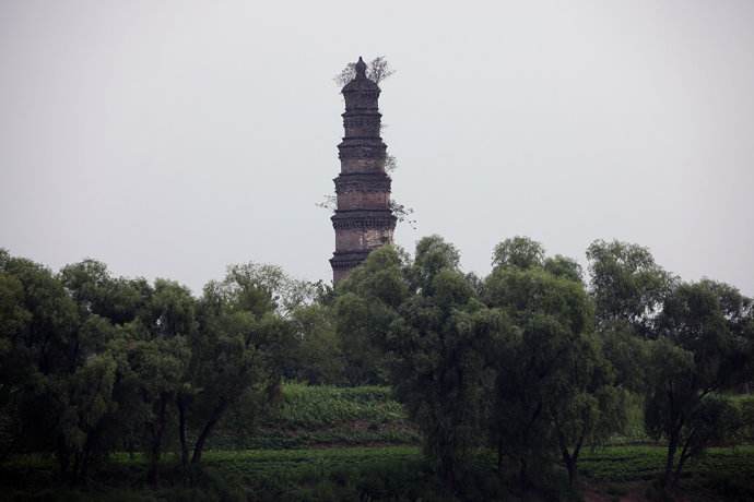 河南商水历经千年沧桑屡遭兵燹的寿圣寺塔