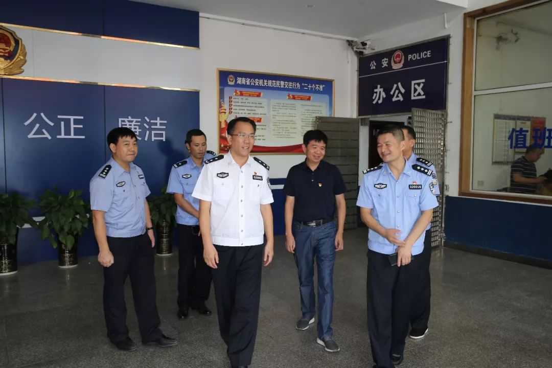 【头条】衡阳市公安局局长胡志文来耒阳督导大庆安保维稳工作