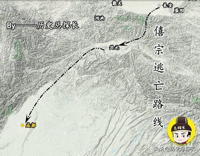 原创地图上的战争乱世枭雄黄巢曾经横扫长安城如今兵败虎狼谷