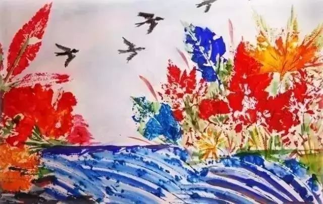 水彩盐花是什么原理_水彩盐花效果图(3)