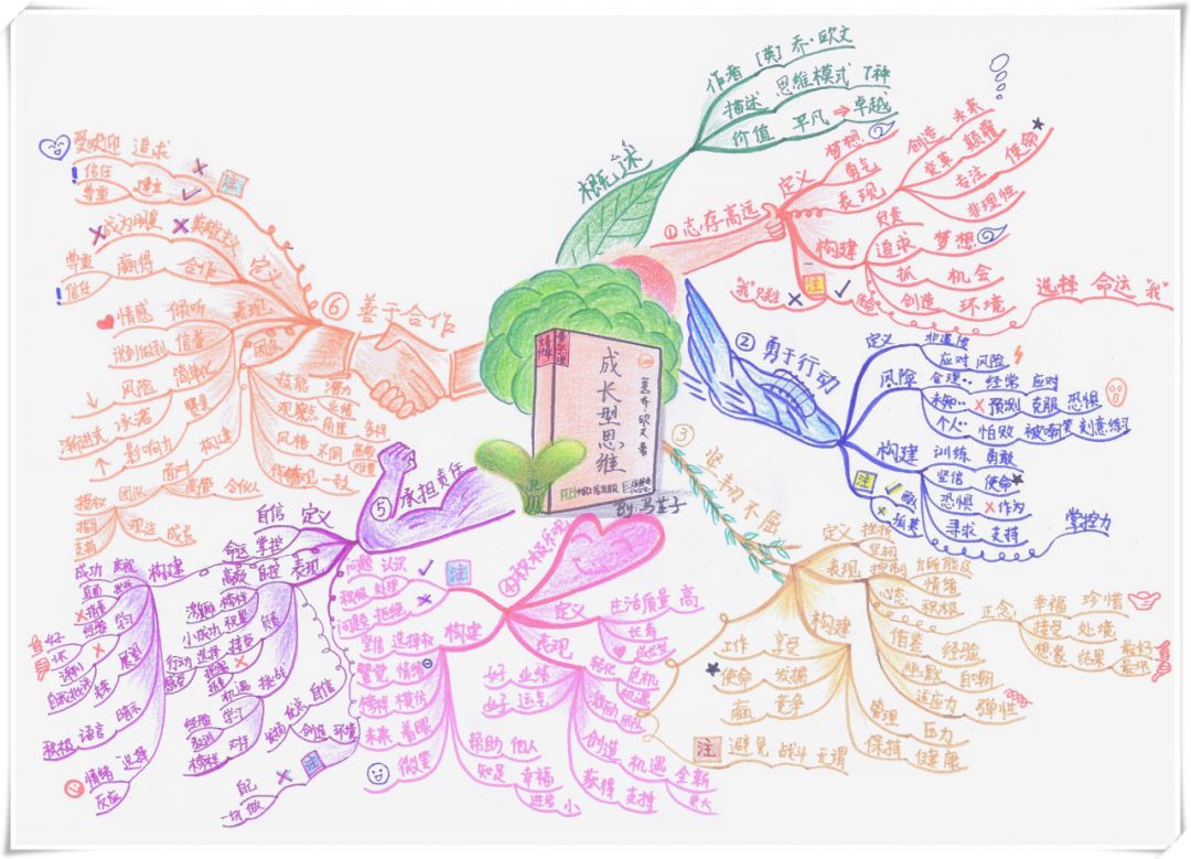 一张思维导图读懂《成长型思维》