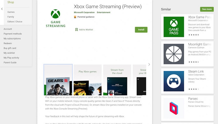 Xbox Game Streaming運用突然現身GooglePlay商店 遊戲 第1張
