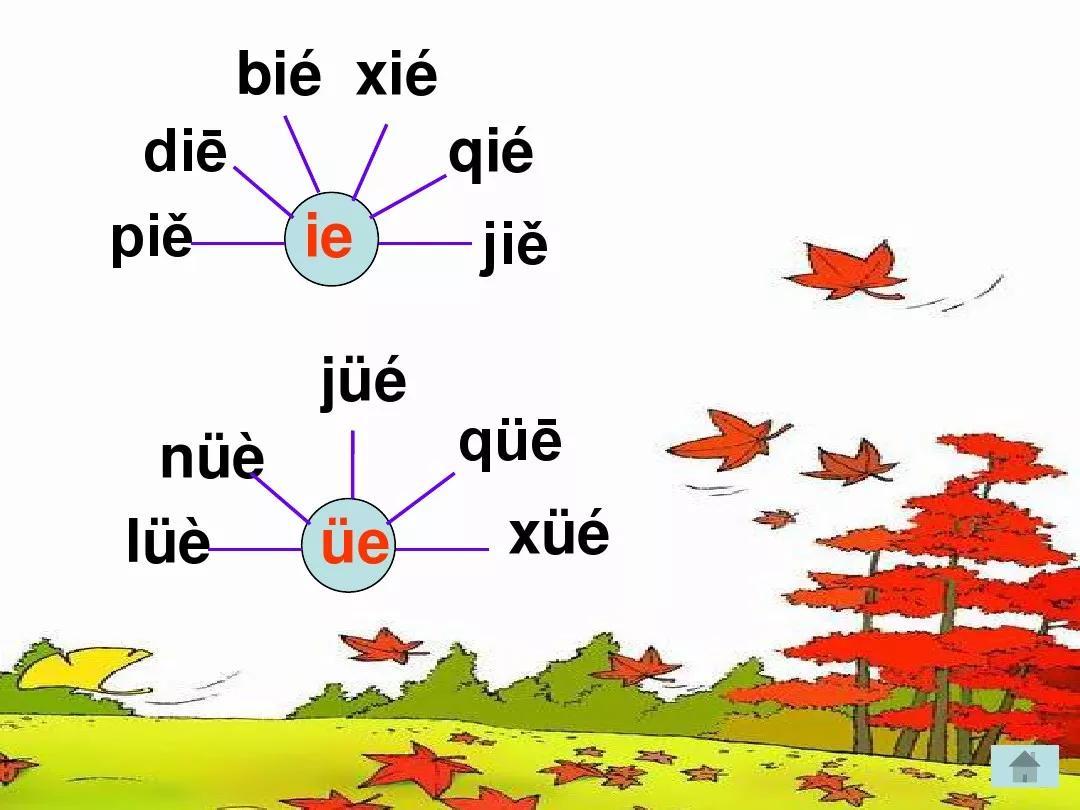 部编版一年级上册汉语拼音11ieüeer知识点图文解读