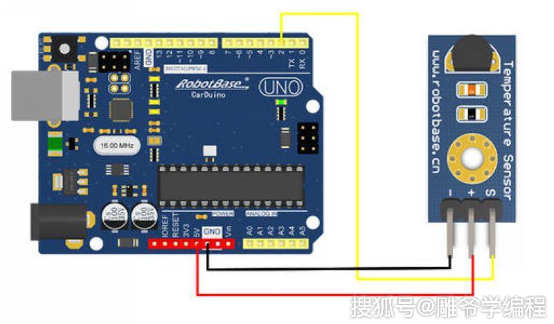 「雕爷学编程」arduino动手做(39)——ds18b20温度传感器