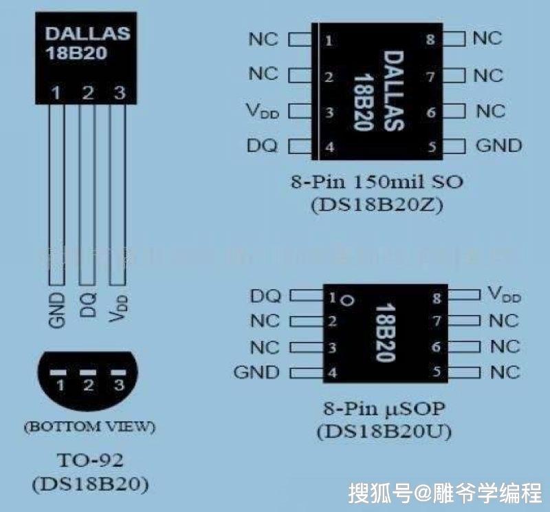 「雕爷学编程」arduino动手做(39)——ds18b20温度传感器