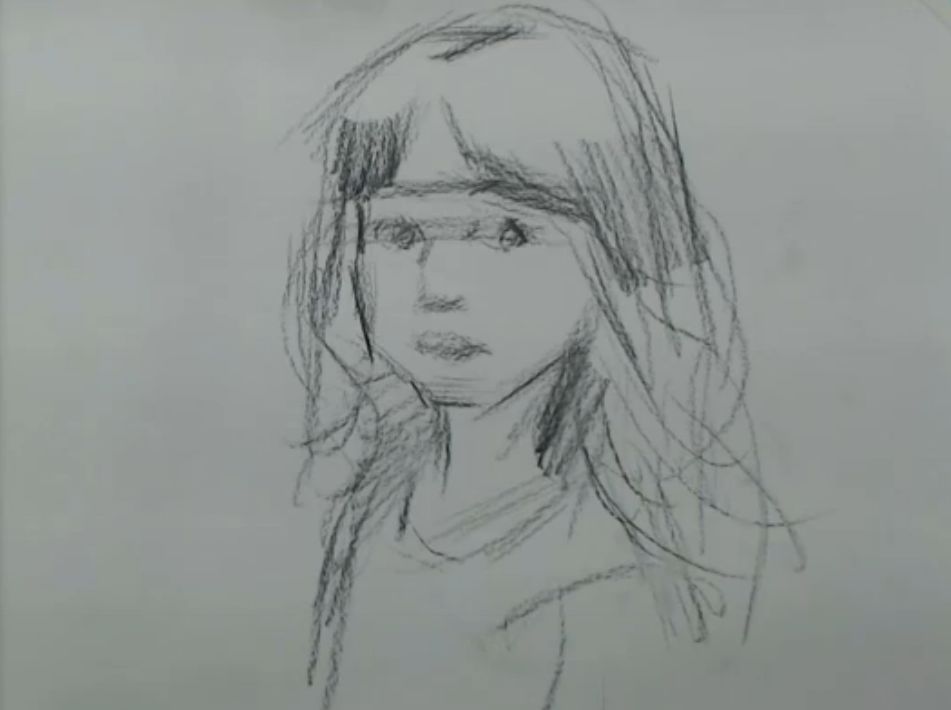素描教程 | 漂亮可爱滴小女孩
