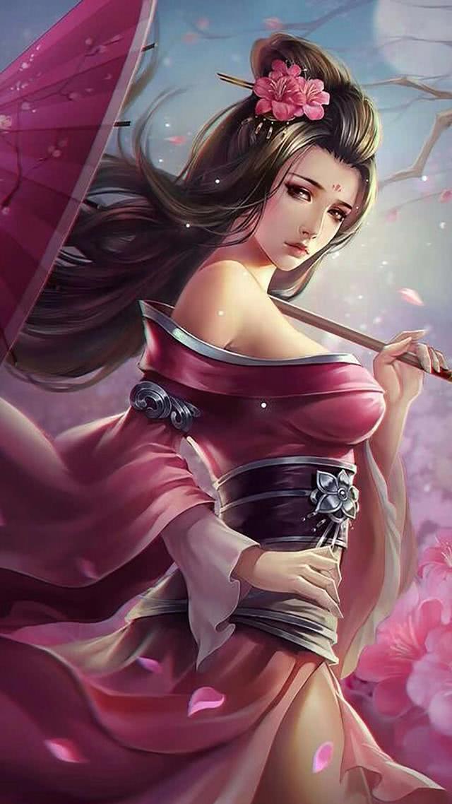 一组无水印高清游戏美图:女神穿着古装,神色清冷!
