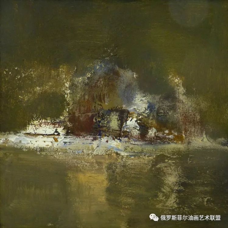 中国油画家陈明华《狂海系列》油画作品赏析