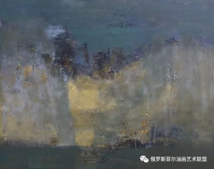中国油画家陈明华《狂海系列》油画作品赏析