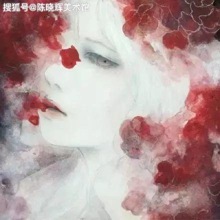 日本女画家痴迷暗黑系水彩绘画,她的画风梦幻忧郁,却分外出彩