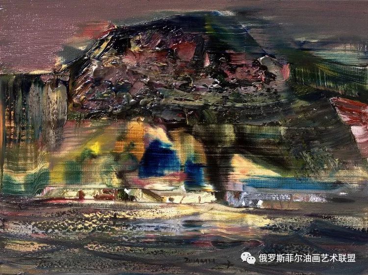 中国油画家陈明华 《盐田记忆》 油画 作品赏析