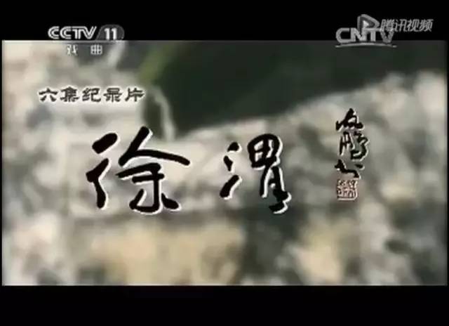 中国书法家协会名誉主席沈鹏先生题写了总片名,并诗题纪录片《徐渭》