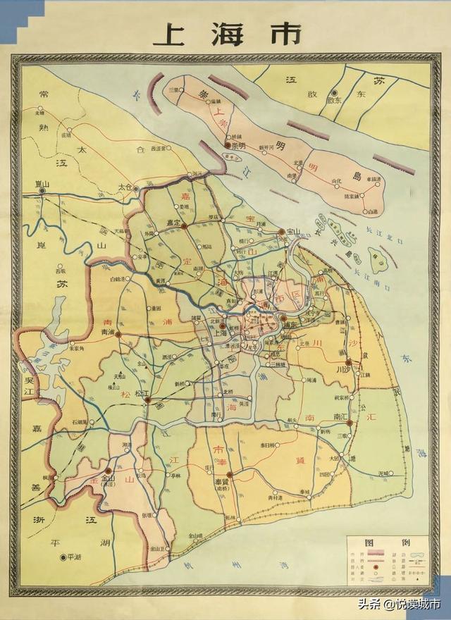 特别策划地图文化之旅上海市行政区划的变迁上集