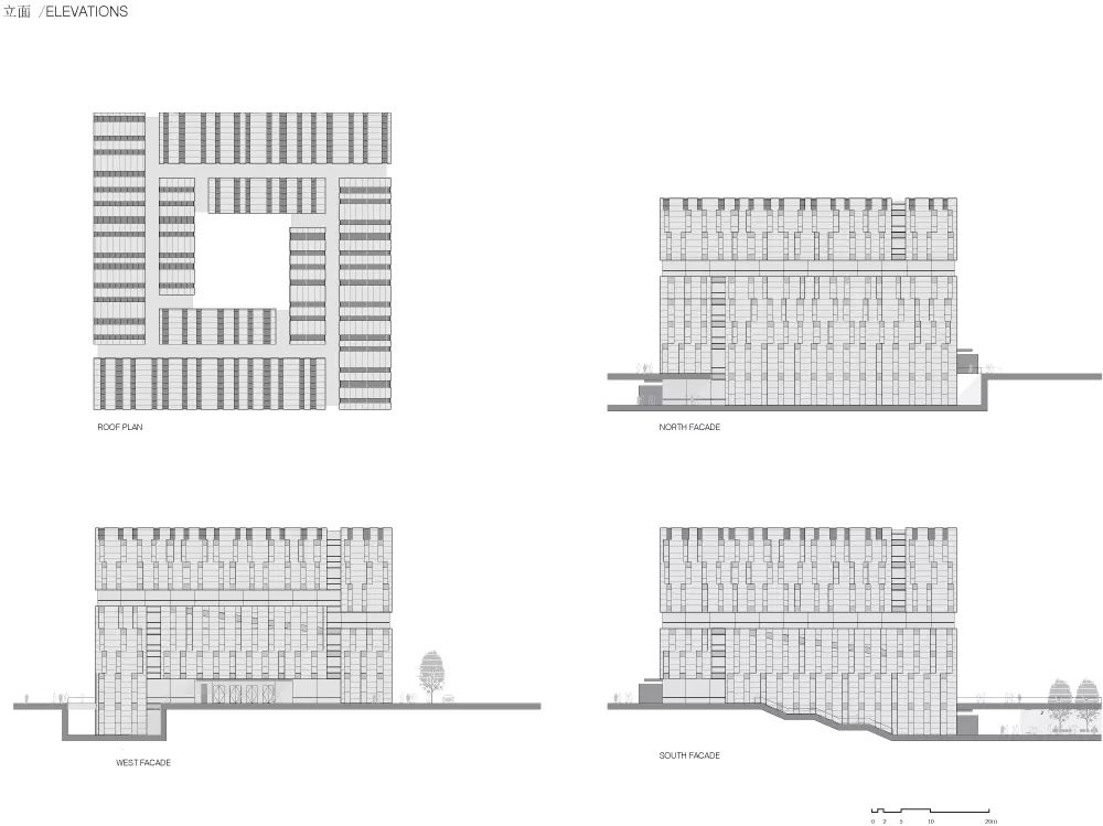 挑空中庭与空间工匠精神雕凿中国一流学府法学院清华大学法学院图书馆