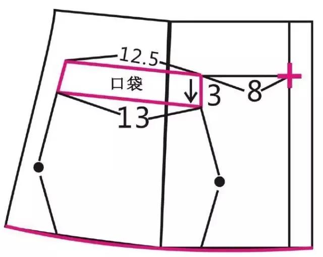 风衣结构制图_女士风衣结构制图(3)