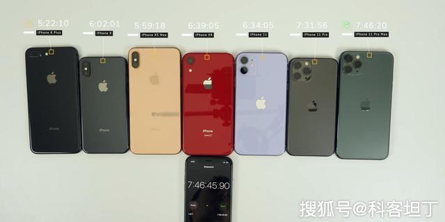 历代iphone续航能力测试对比,iphone11倒退?