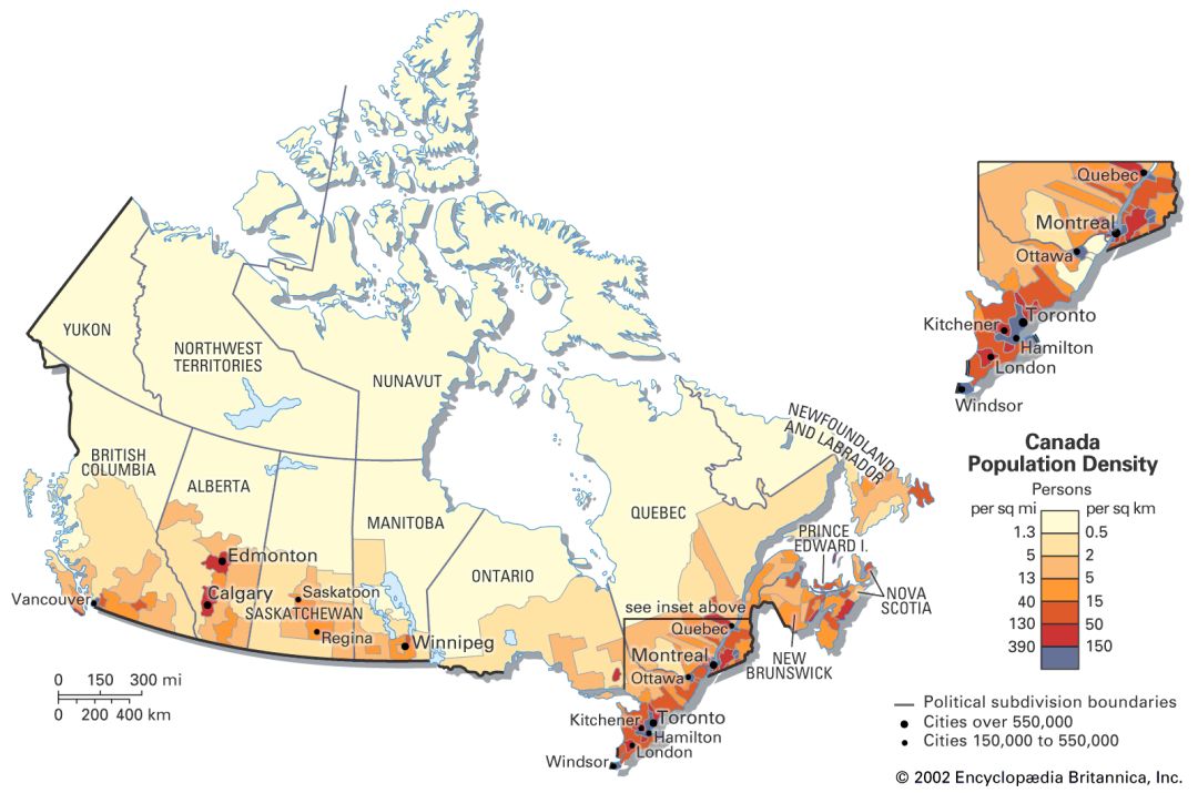 加拿大人口面积_加拿大留学 改变大专生命运