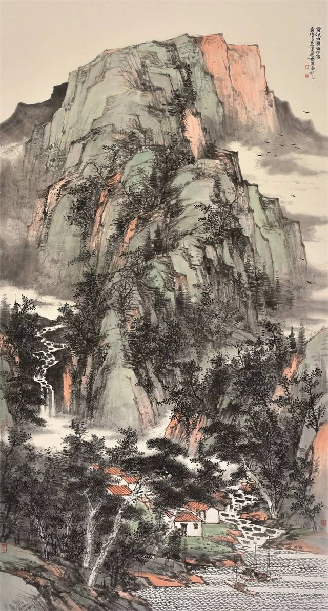 作品欣赏二▎百代标程纪念李成诞辰1100周年首届全国山水画展入展作品