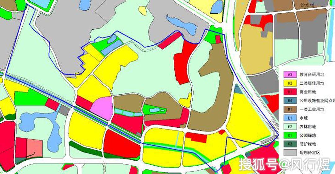 改造项目控规图2罗村联星社区目前进度:正在完善用地手续.