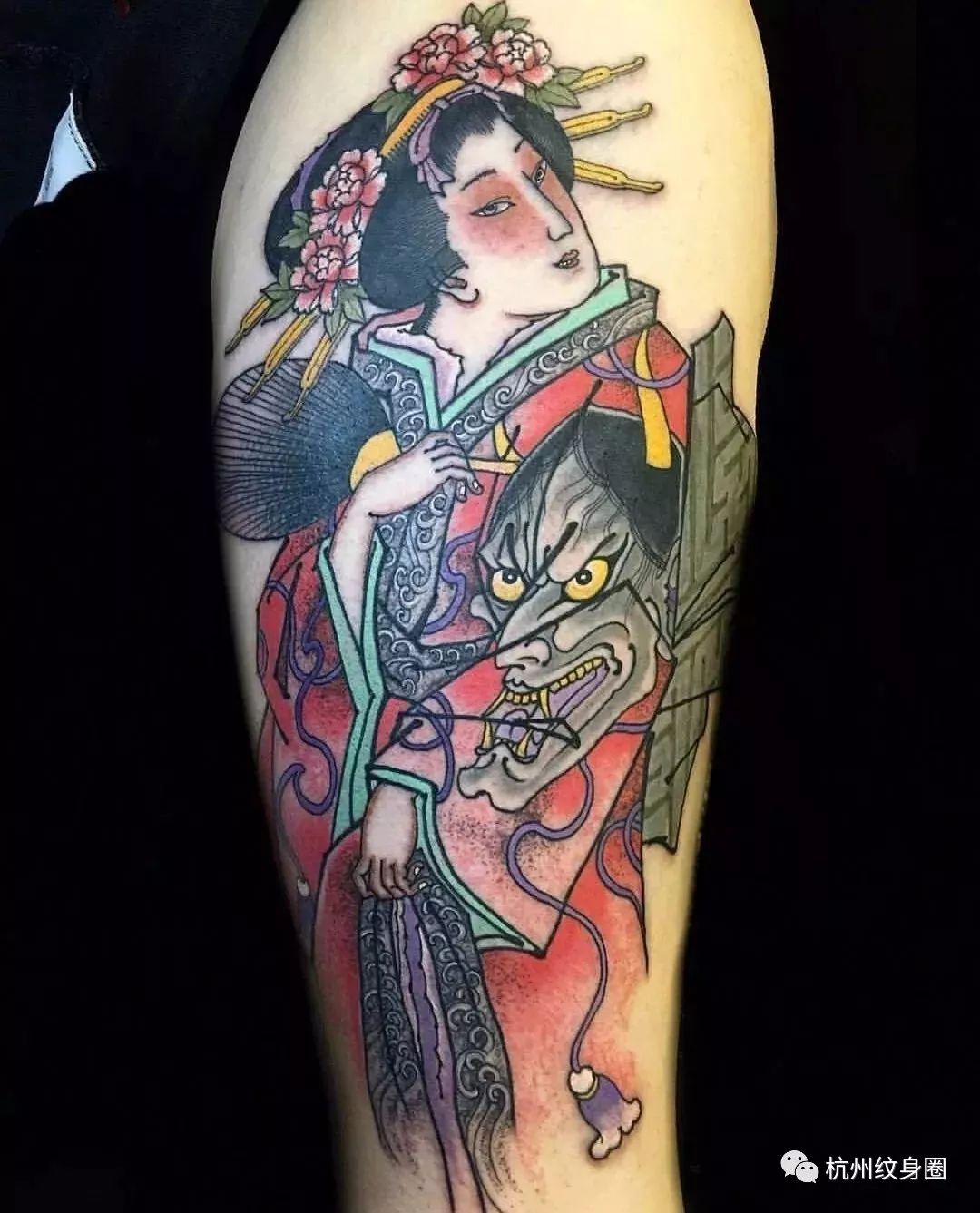 tattoo素材艺伎纹身欣赏