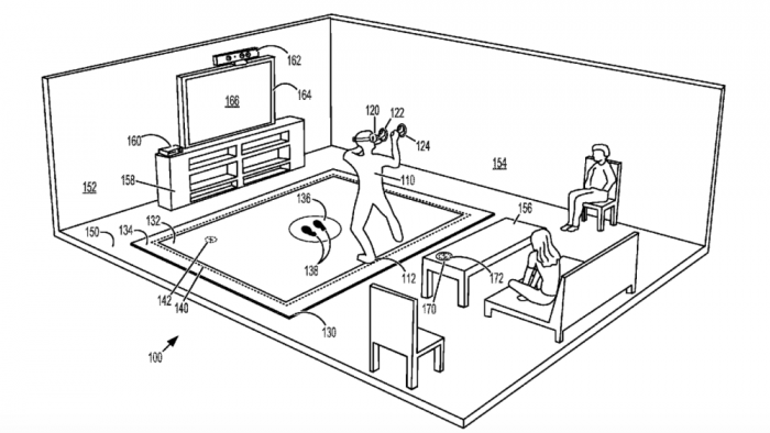 微软新专利曝光：拥有震动反馈的VR地毯_玩家