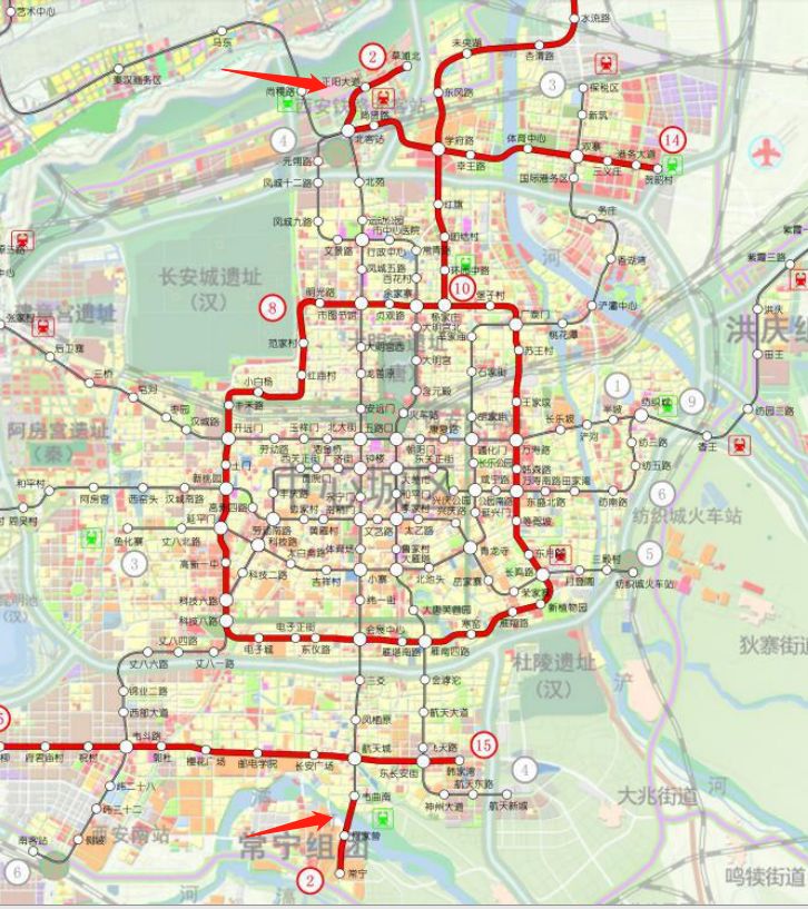 定了!西安地铁8号线,1号线三期,14号线年内开工