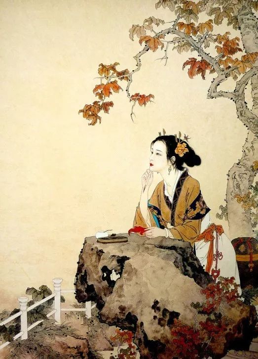 《忆秦娥》李清照临高阁,乱山平野烟光薄.烟光薄,栖鸦归后,暮天闻角.