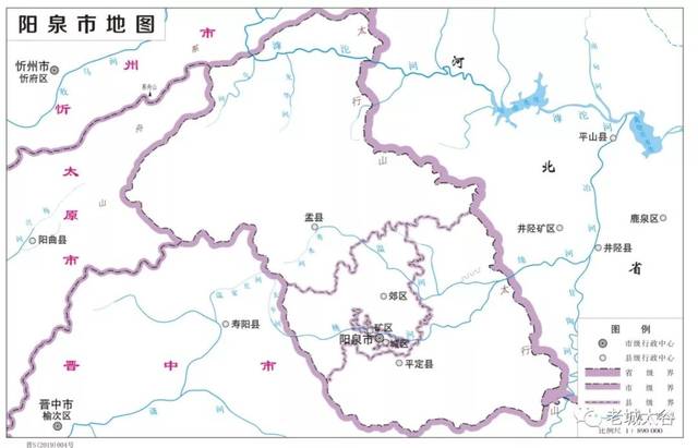 山西省新版高清地图含各地市新版地图